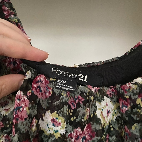 Frilly Floral Mini Dress - Picture 6 of 7